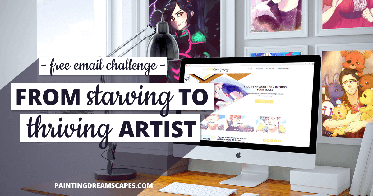From Starving to Thriving Artist Challenge Painting Dreamscapes