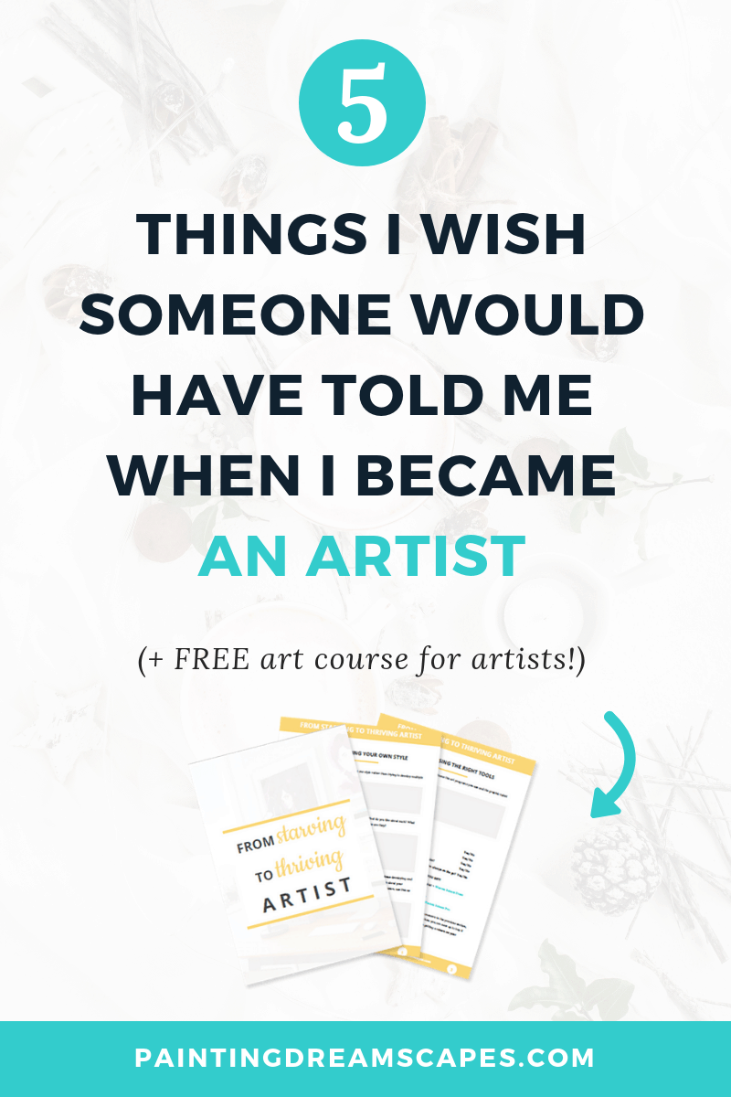 5 tips for emerging artists I wish someone would have told me when I became an artist blog post cover