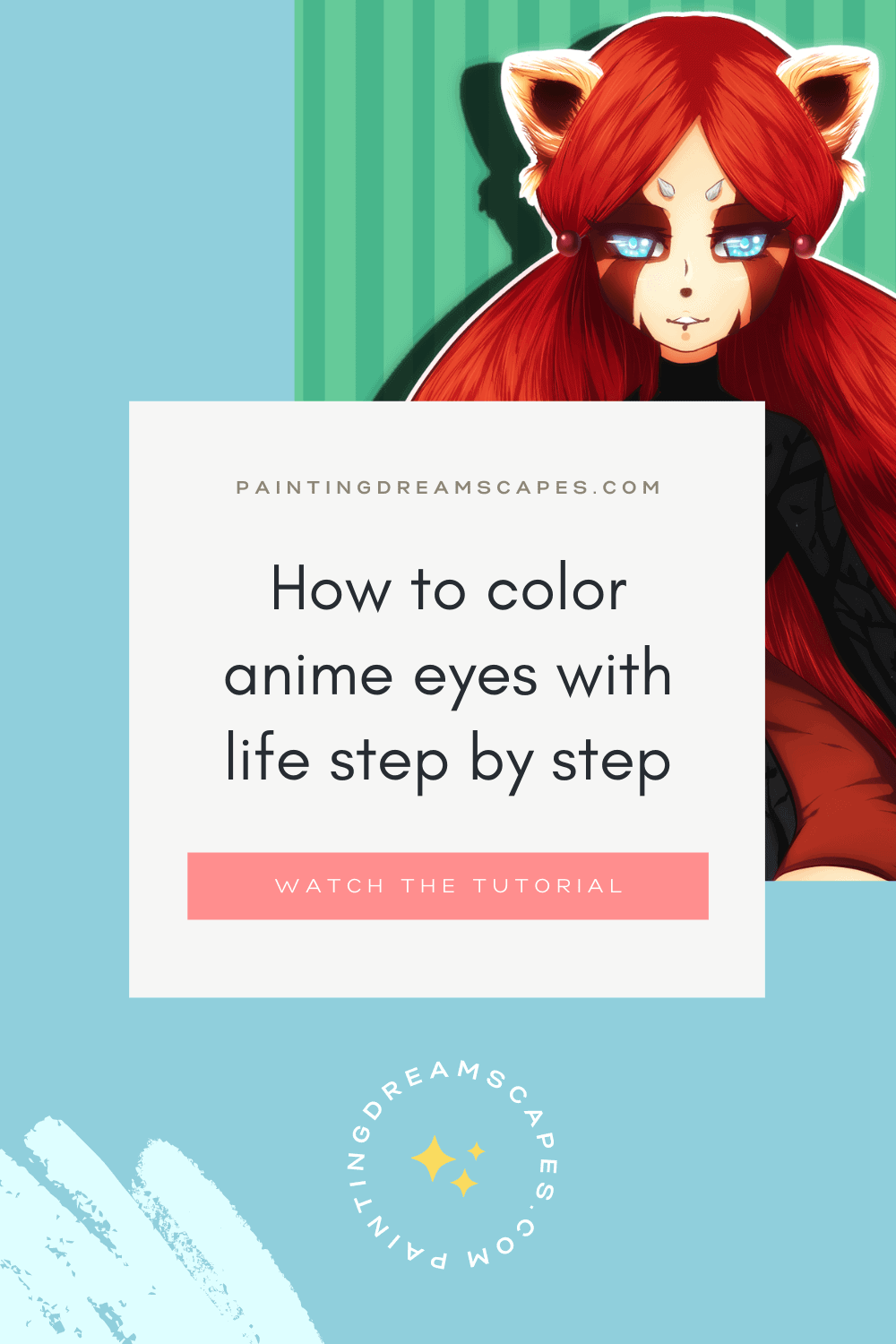 Online coloring pages anime, Coloring Eyes anime eyes.