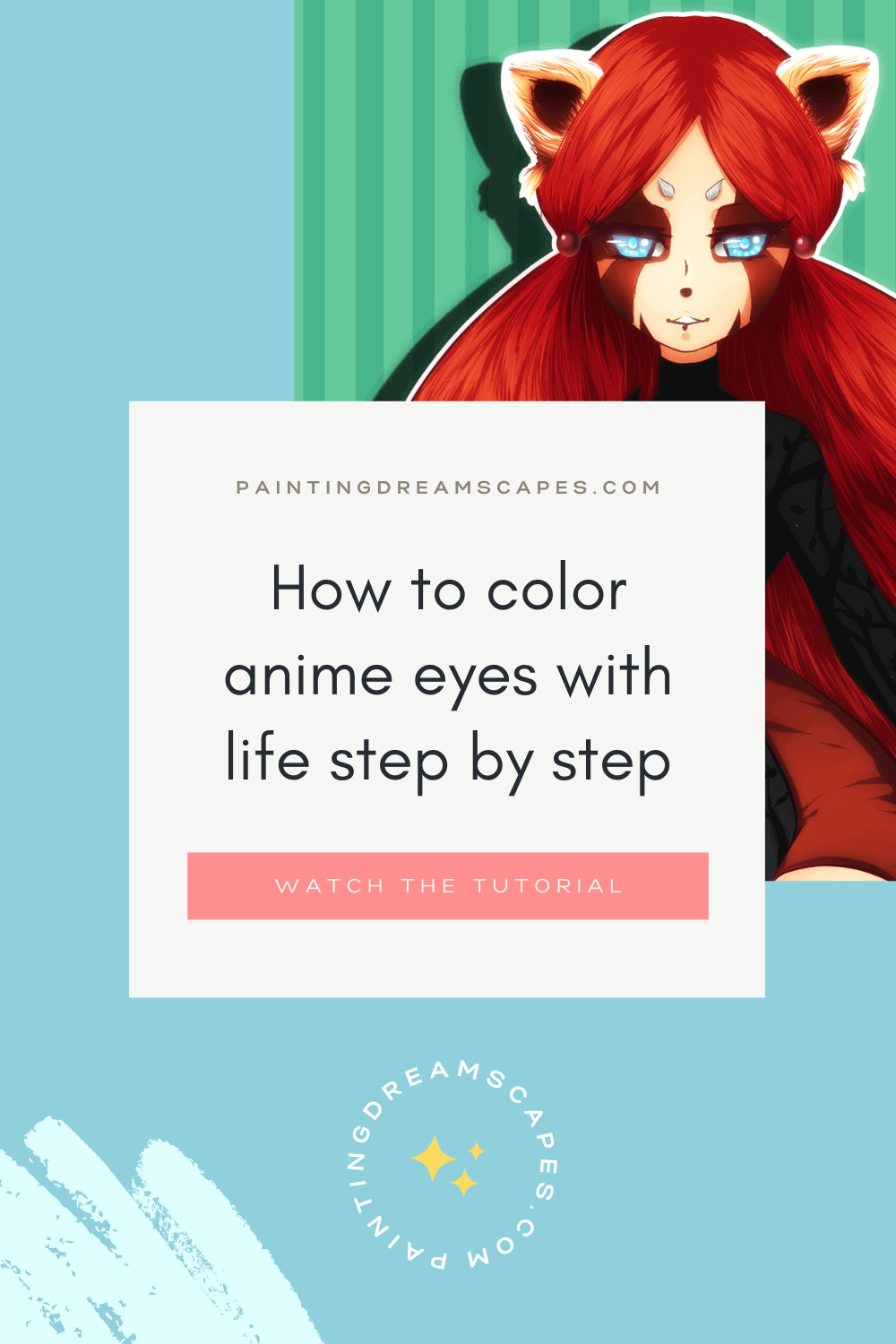 How to color anime eyes with ease – Painting Dreamscapes