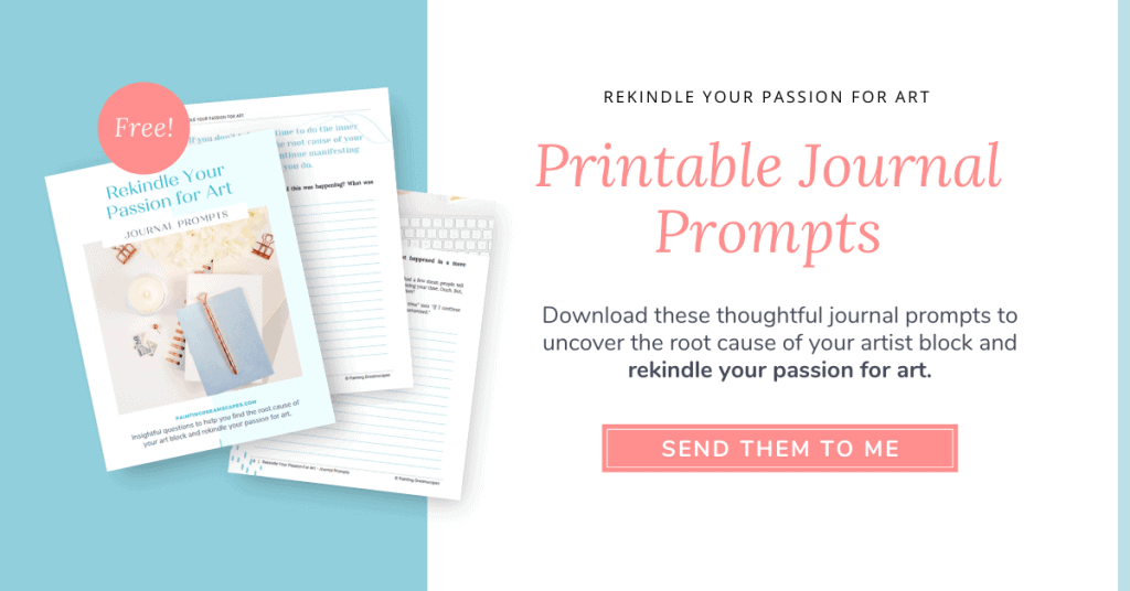 How to get rid of Art Block so that you can have fun drawing again! Painting Dreamscapes