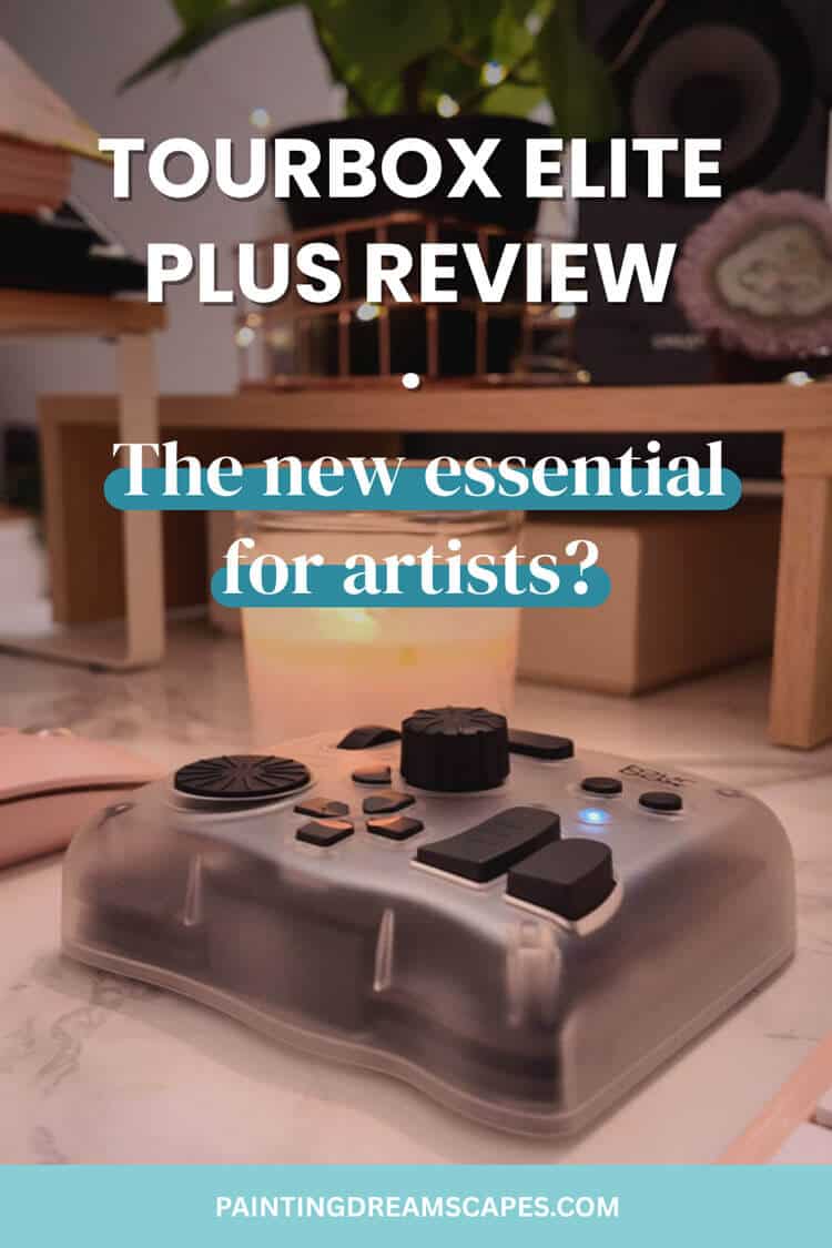 tourbox elite plus review - the new essential for artists - painting dreamscapes